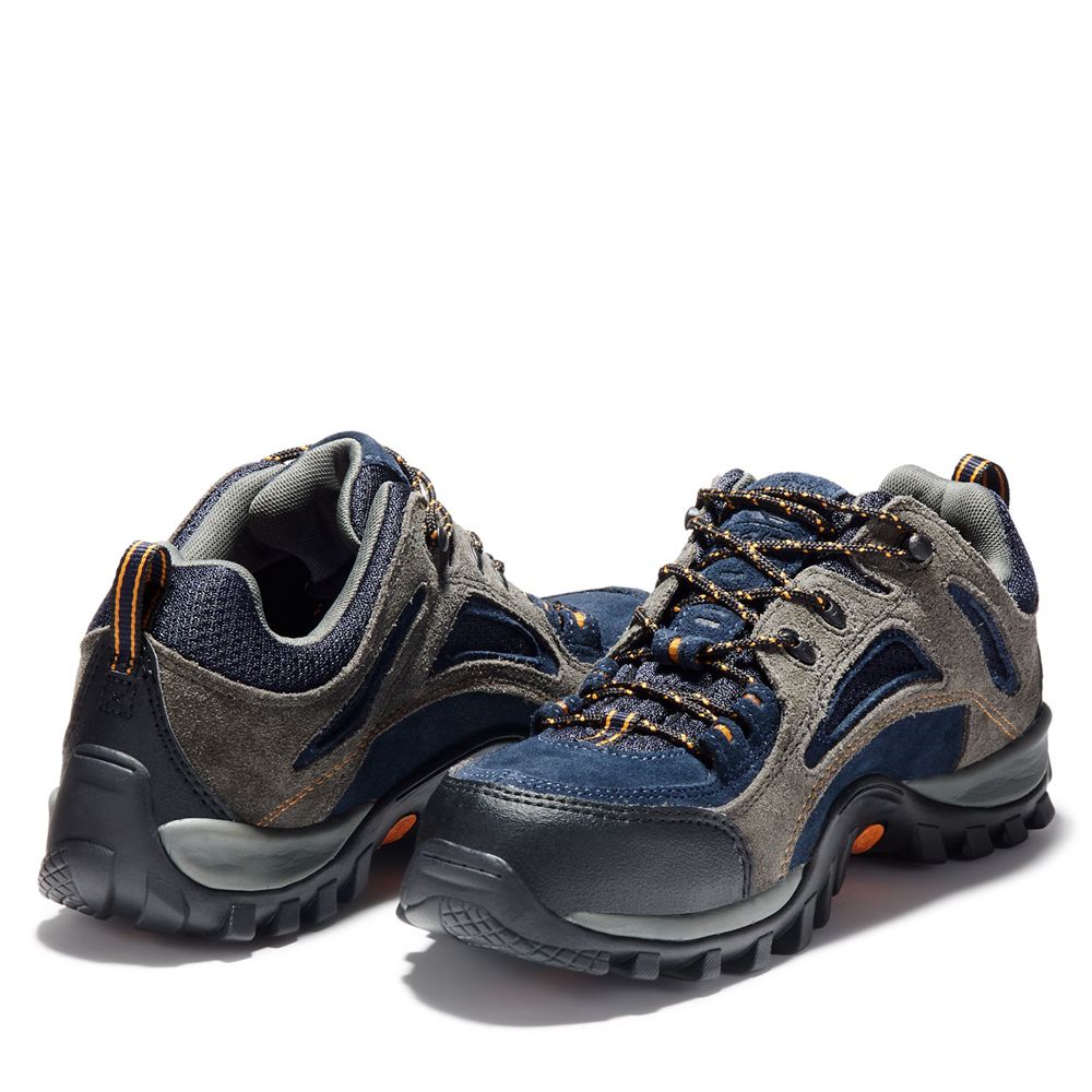 Zapatos De Seguridad Timberland Hombre Pro® Mudsill Steel Toe Gris/Azules - Chile LIX-689527